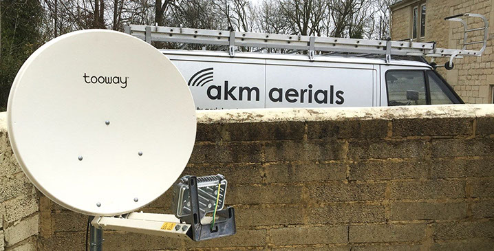 satellite broadband Minchinhampton